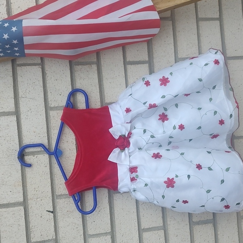 Red/White dress